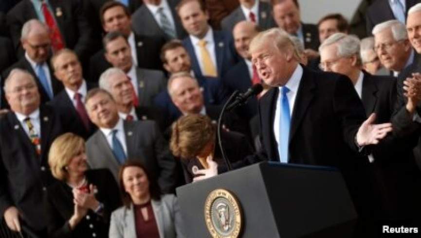 ترامپ با سخنرانی در کنفرانس جمهوری خواهان به سیاست بازگشت