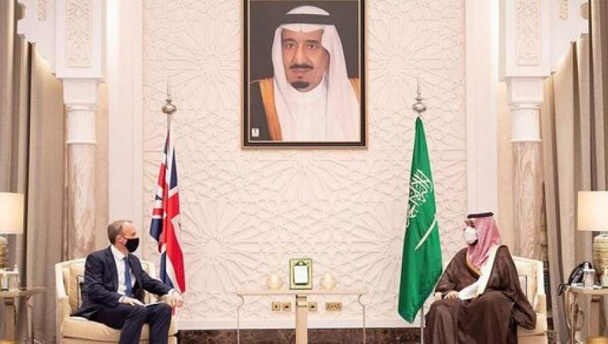 دیدار و گفتگوی وزیر خارجه انگلستان و ولیعهد سعودی