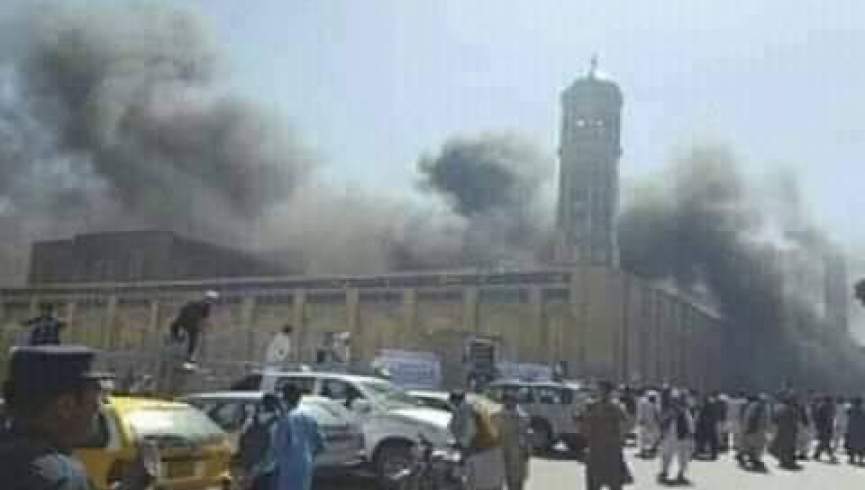 انفجار مهیب در بین نمازگزاران قندوز/ دهها نفر شهید و زخمی شدند