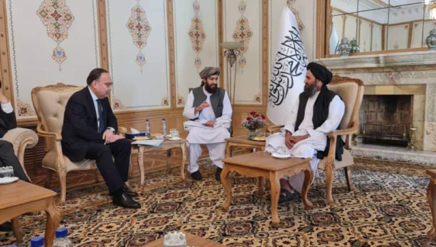 معاون رئیس الوزرا با نماینده خاص قزاقستان درامور افغانستان دیدار کرد