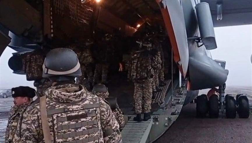 نیروهای حافظ صلح امنیت جمعی قزاقستان را ترک کردند