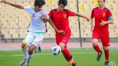 تیم فوتبال افغانستان در اولین بازی در رقابت‌های مرکز آسیا شکست خورد