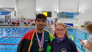 ورزشکار نابینای افغانستان در بریتانیا دو مدال طلا گرفت