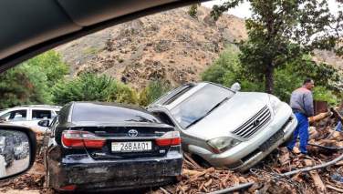 بارش شدید باران در تاجیکستان ۱۳ تن را به کام مرگ کشاند
