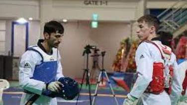 ورزشکار پارا تکواندوی افغانستان در مسابقات هانگژو حریف عراقی خود را شکست داد