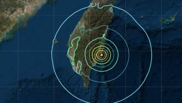 زلزله ای مهیب به شدت 6.4 ریشتر تایوان را لرزاند