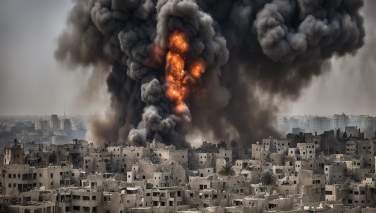 بمباران کمپ النصیرات؛ بیش از 15 فلسطینی به شهادت رسیدند