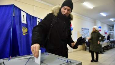 حدود 60 درصد از مردم روسیه در انتخابات ریاست جمهوری شرکت کردند