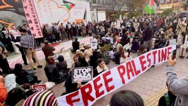 هزاران نفر در امریکا، ناروی و جاپان علیه جنایات اسرائیل شعار دادند