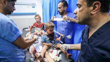 در بمباران شهر رفح 7 فلسطینی به شمول 3 کودک به شهادت رسیدند