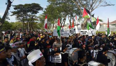 مسلمانان اندونیزیا در «روز قدس» با مردم مظلوم غزه اعلام همبستگی کردند