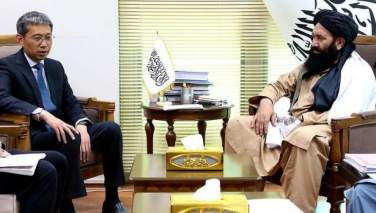 سرپرست وزارت احیا و انکشاف دهات گروه طالبان با سفیر چین دیدار کرد