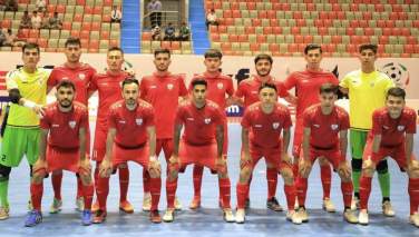 تیم‌ ملی فوتسال افغانستان با تیم تاجیکستان بازی می‌کند