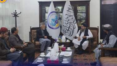 سرپرست وزارت معادن طالبان با وزیر مخابرات حکومت پیشین دیدار کرد