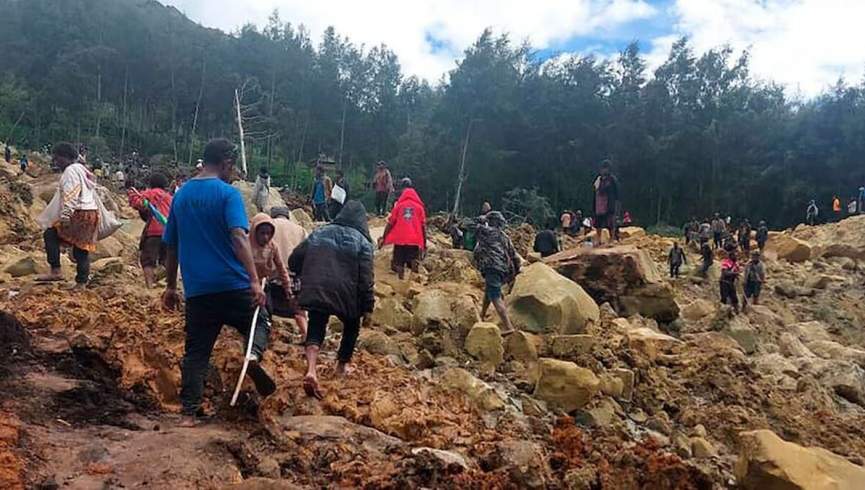 در حادثه رانش زمین در «پاپوآ گینه نو» بیش از 670 تن کشته شدند