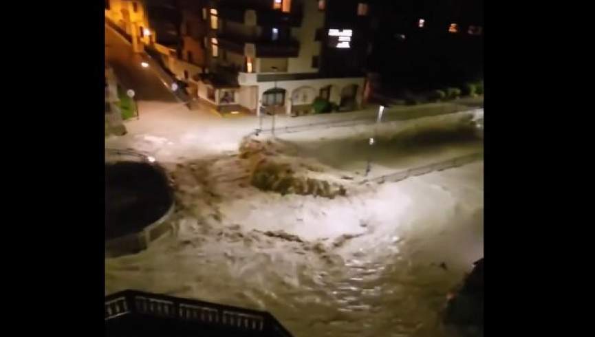 بارش شدید باران و وقوع سیلاب در سوئیس 2 کشته برجای گذاشت
