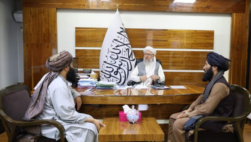معاون اداری طالبان با ولسوال این گروه برای ولسوالی دو کوه جوزجان دیدار کرد