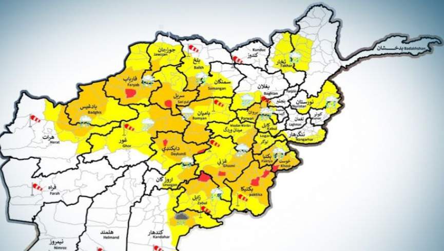پیش‌بینی بارش برف و باران شدید همراه با سیلاب در 29 ولایت کشور