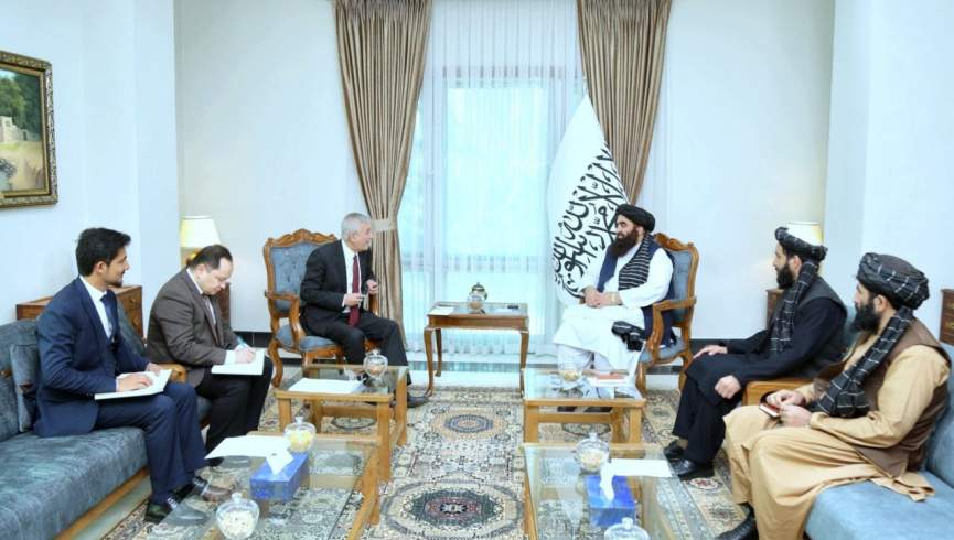 ‏سرپرست وزارت خارجه گروه طالبان با سفیر اوزبیکستان دیدار کرد