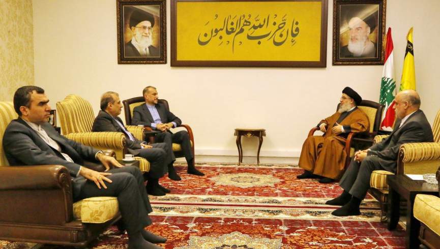 وزیر خارجه ایران و دبیرکل حزب الله لبنان در بیروت دیدار و گفتگو کردند