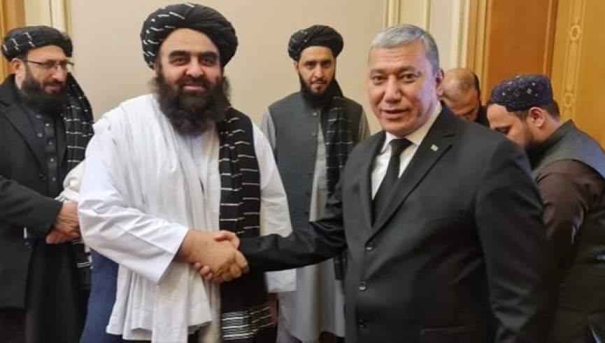 سرپرست وزارت خارجه گروه طالبان با معاون شورای وزیران ترکمنستان دیدار کرد
