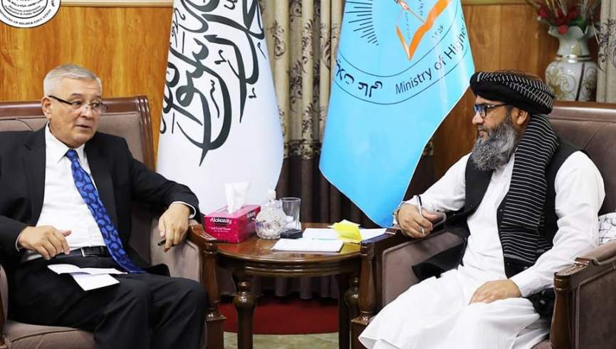 معین علمی وزارت تحصیلات عالی طالبان با سفیر اوزبیکستان دیدار کرد