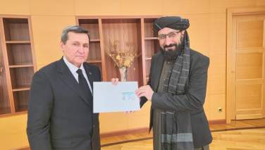 ترکمنستان کاردار گروه طالبان برای سفارت افغانستان را پذیرفت
